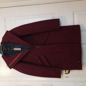 J.Crew Cocoon coat in Italian stadium-cloth wool